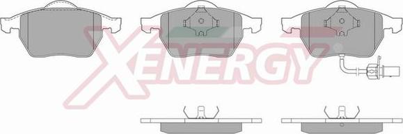 AP XENERGY X40491 - Brake Pad Set, disc brake car-mod.net