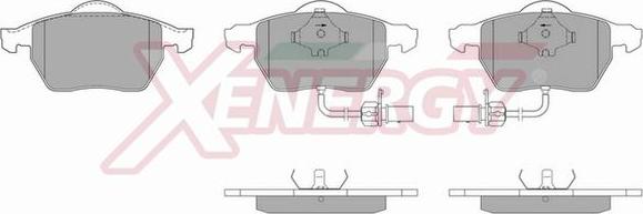 AP XENERGY X40492 - Brake Pad Set, disc brake car-mod.net