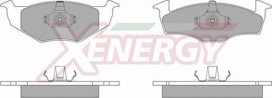 AP XENERGY X40588 - Brake Pad Set, disc brake car-mod.net