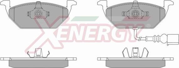 AP XENERGY X40665 - Brake Pad Set, disc brake car-mod.net