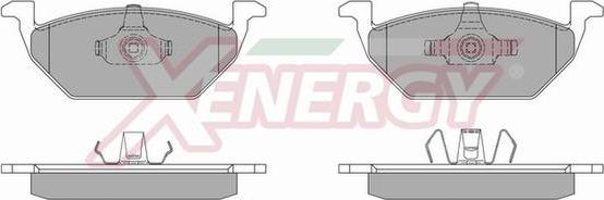 AP XENERGY X40663 - Brake Pad Set, disc brake car-mod.net