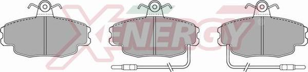 AP XENERGY X40141 - Brake Pad Set, disc brake car-mod.net