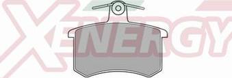 AP XENERGY X40152 - Brake Pad Set, disc brake car-mod.net