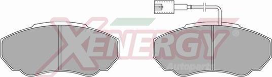 AP XENERGY X40850 - Brake Pad Set, disc brake car-mod.net