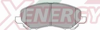 AP XENERGY X40865 - Brake Pad Set, disc brake car-mod.net