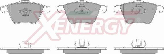 AP XENERGY X40861 - Brake Pad Set, disc brake car-mod.net