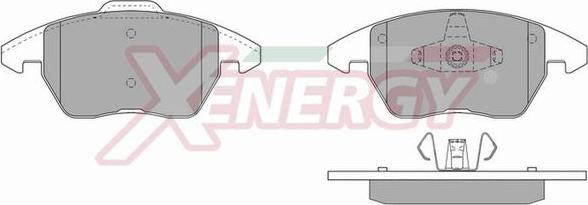 AP XENERGY X40889 - Brake Pad Set, disc brake car-mod.net