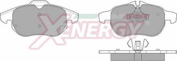 AP XENERGY X40830 - Brake Pad Set, disc brake car-mod.net