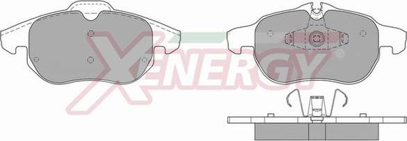 AP XENERGY X40831 - Brake Pad Set, disc brake car-mod.net