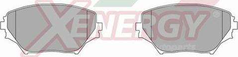 AP XENERGY X40825 - Brake Pad Set, disc brake car-mod.net