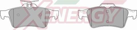 AP XENERGY X40821 - Brake Pad Set, disc brake car-mod.net