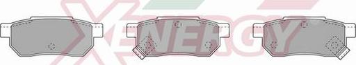 AP XENERGY X40344 - Brake Pad Set, disc brake car-mod.net