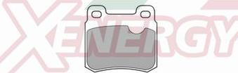 AP XENERGY X40385 - Brake Pad Set, disc brake car-mod.net