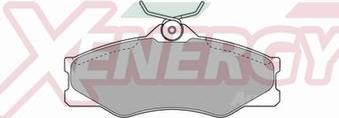 AP XENERGY X40249 - Brake Pad Set, disc brake car-mod.net