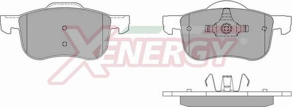 AP XENERGY X40724 - Brake Pad Set, disc brake car-mod.net