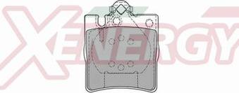 AP XENERGY X40722 - Brake Pad Set, disc brake car-mod.net