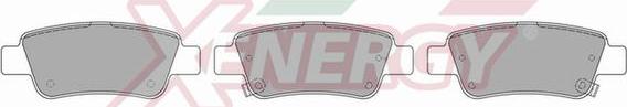 AP XENERGY X41051 - Brake Pad Set, disc brake car-mod.net