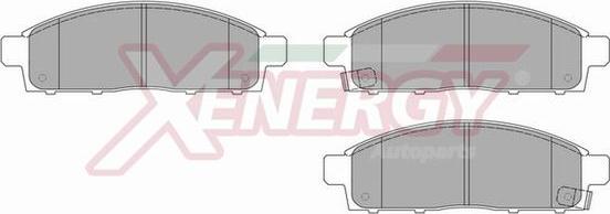 AP XENERGY X41063 - Brake Pad Set, disc brake car-mod.net