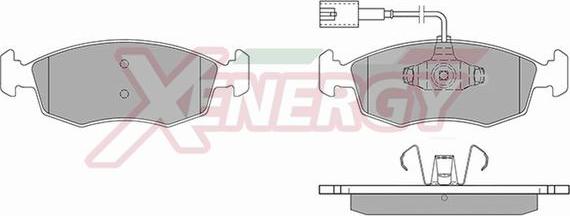 AP XENERGY X41120 - Brake Pad Set, disc brake car-mod.net