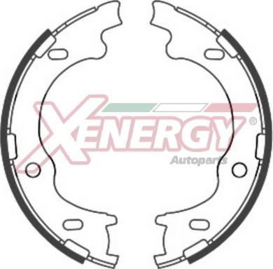 AP XENERGY X50442 - Drum Brake Shoe Set car-mod.net