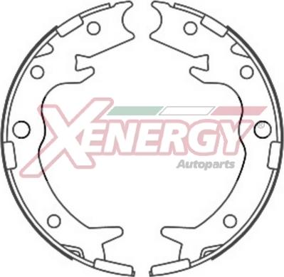 AP XENERGY X50463 - Drum Brake Shoe Set car-mod.net