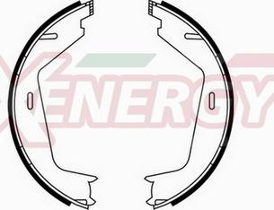 AP XENERGY X50408 - Brake Shoe Set, parking brake car-mod.net