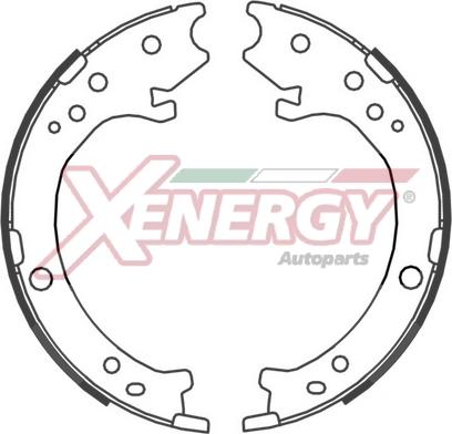 AP XENERGY X50541 - Drum Brake Shoe Set car-mod.net