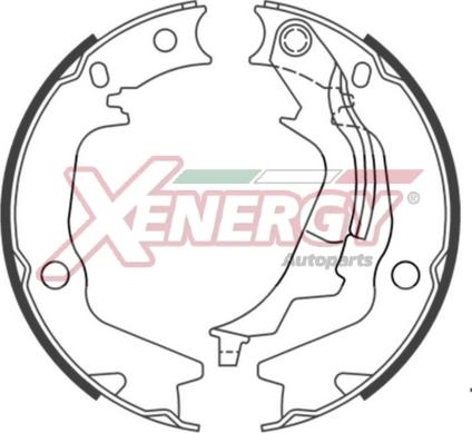 AP XENERGY X50511 - Drum Brake Shoe Set car-mod.net