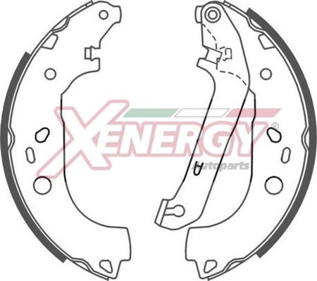 AP XENERGY X50523 - Drum Brake Shoe Set car-mod.net