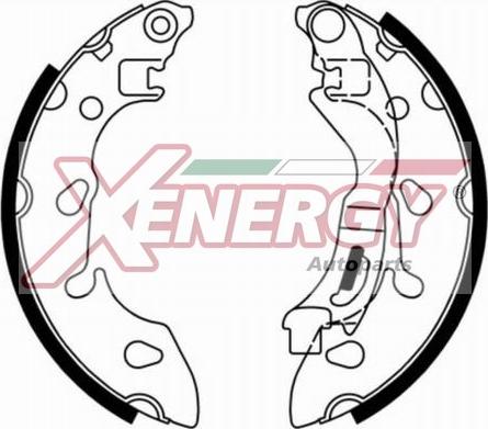 AP XENERGY X50644 - Drum Brake Shoe Set car-mod.net