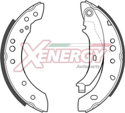 AP XENERGY X50669 - Drum Brake Shoe Set car-mod.net