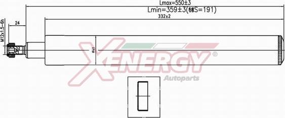 AP XENERGY X506365 - Shock Absorber car-mod.net