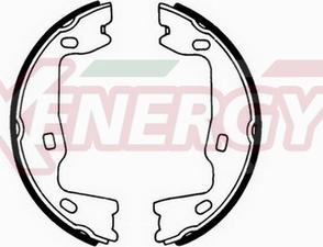 AP XENERGY X50090 - Brake Shoe Set, parking brake car-mod.net