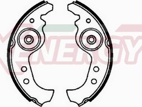 AP XENERGY X50165 - Drum Brake Shoe Set car-mod.net