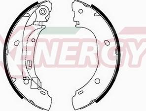 AP XENERGY X50364 - Drum Brake Shoe Set car-mod.net