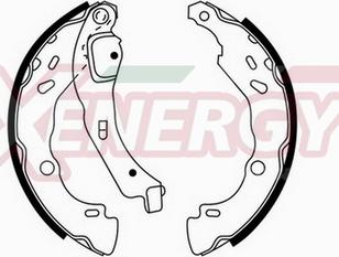 AP XENERGY X50362 - Drum Brake Shoe Set car-mod.net