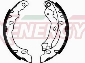 AP XENERGY X50385 - Drum Brake Shoe Set car-mod.net