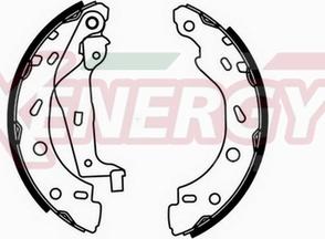 AP XENERGY X50324 - Drum Brake Shoe Set car-mod.net