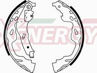 AP XENERGY X50371 - Drum Brake Shoe Set car-mod.net