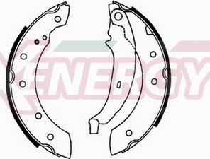 AP XENERGY X50264 - Drum Brake Shoe Set car-mod.net