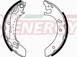AP XENERGY X50265 - Drum Brake Shoe Set car-mod.net