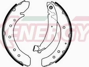 AP XENERGY X50266 - Drum Brake Shoe Set car-mod.net