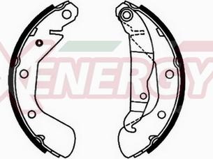 AP XENERGY X50230 - Drum Brake Shoe Set car-mod.net
