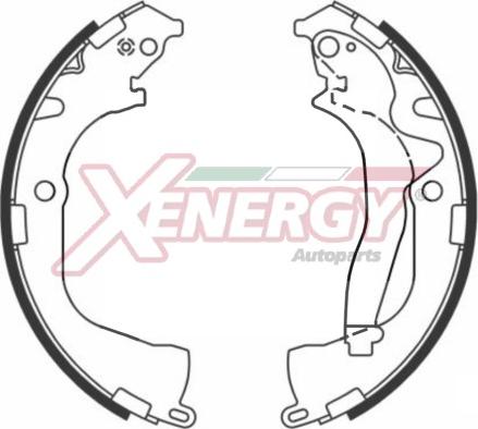 AP XENERGY X50734 - Drum Brake Shoe Set car-mod.net