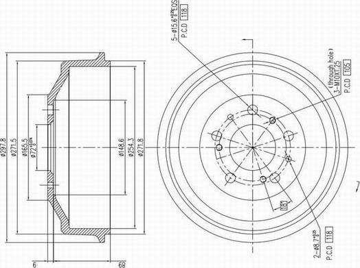 AP XENERGY X654023 - Brake Drum car-mod.net