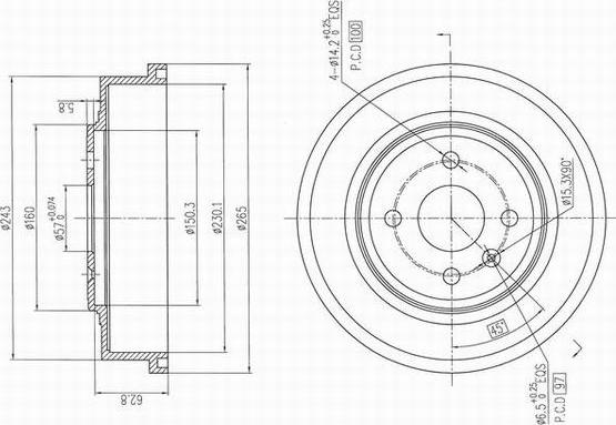 AP XENERGY X654391 - Brake Drum car-mod.net