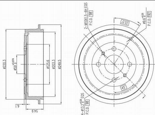 AP XENERGY X654202 - Brake Drum car-mod.net