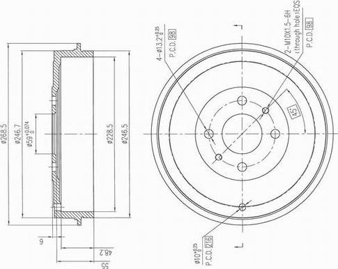 AP XENERGY X654210 - Brake Drum car-mod.net