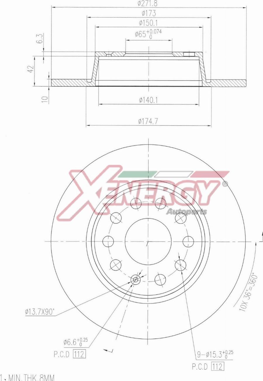 AP XENERGY X601560 - Brake Disc car-mod.net