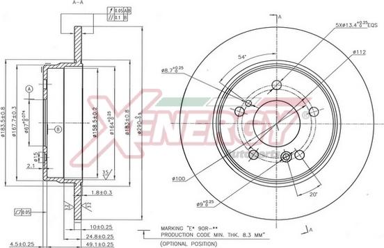 AP XENERGY X601525 - Brake Disc car-mod.net